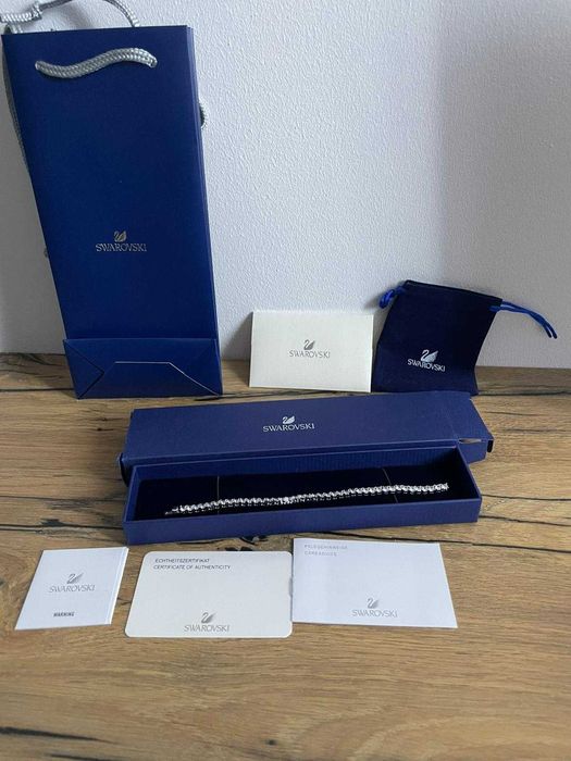 Bratara Swarovski Matrix Femei Argintie Noua