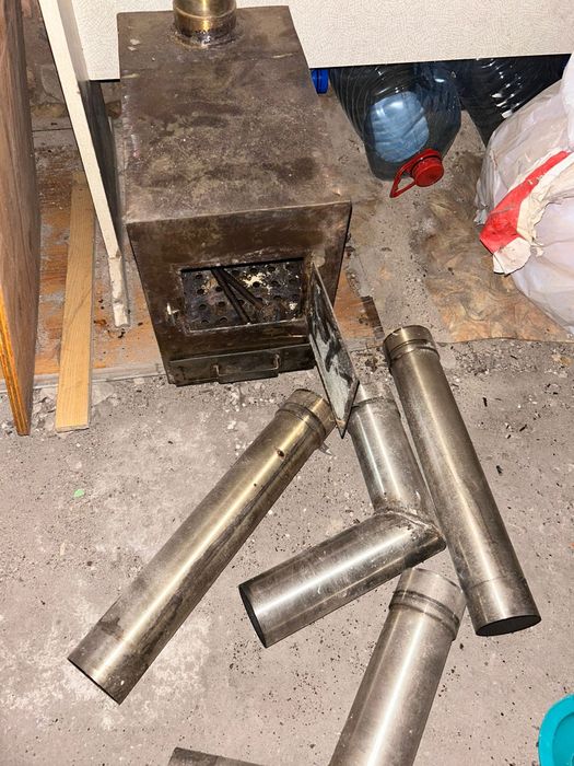 Печь для рыбалки в палатку