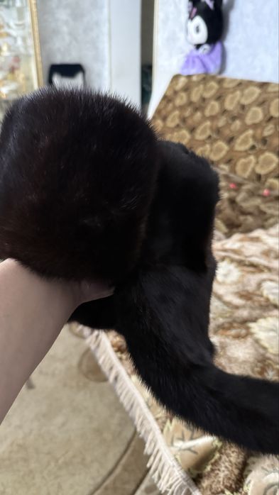 Ушанка шапка норковый