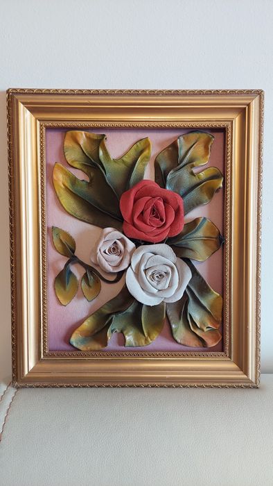 Tablouri vintage din piele - set 2