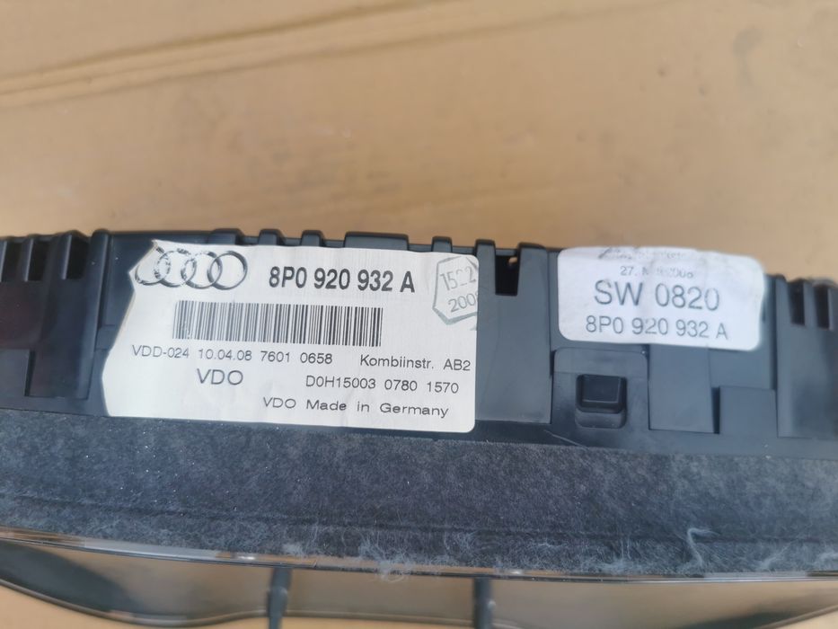 Таблото ауди A3 8P FACELIFT 09.12 г