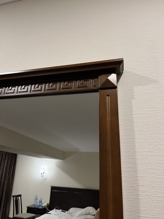 Зелкало с деревянной рамкой 90х70 Турция люкс качество