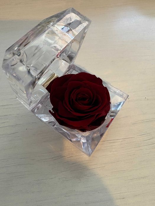 Вечна роза в кристална кутия