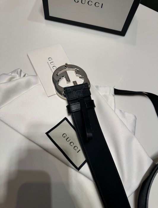 Curea Gucci Supreme albastră originală 90