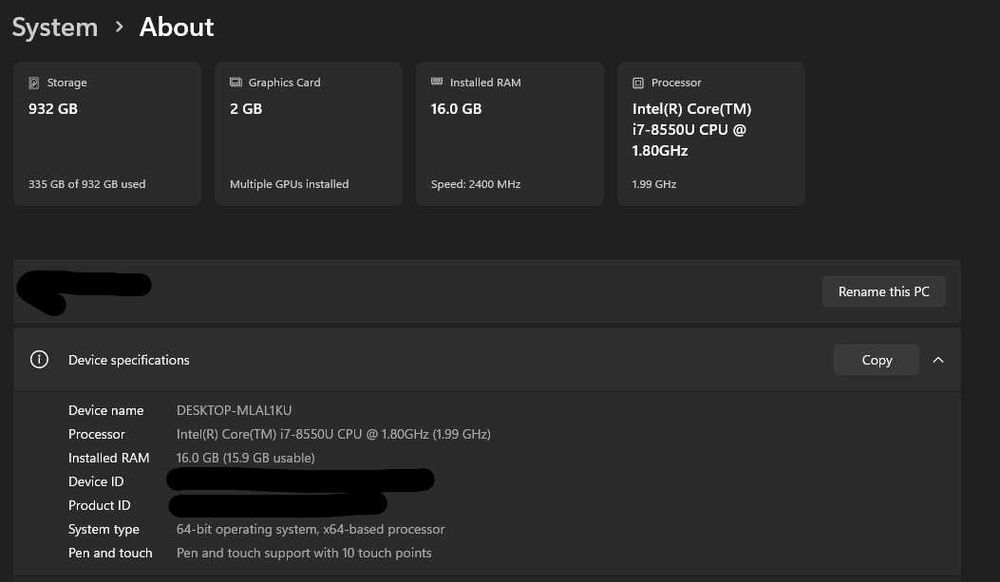 Lenovo Yoga 530 | Intel i7 | 16 GB RAM | Touchscreen | 2-in-1