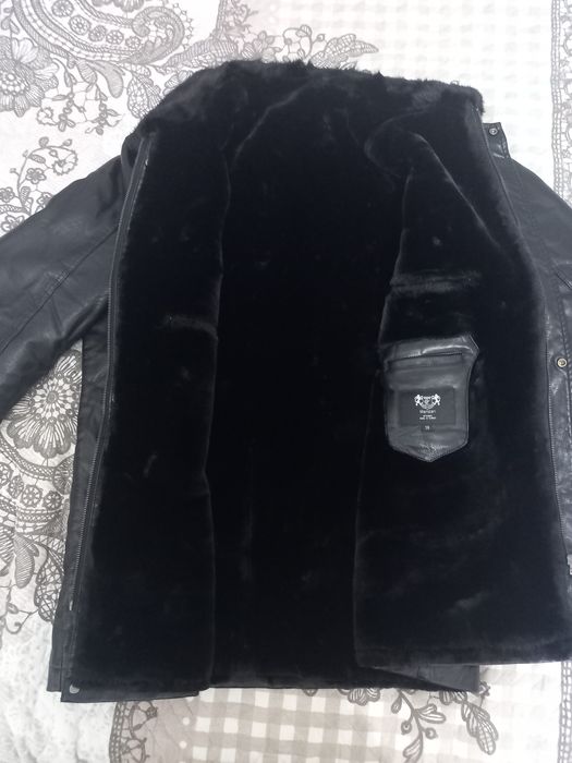 Дубленка кожаная мужская