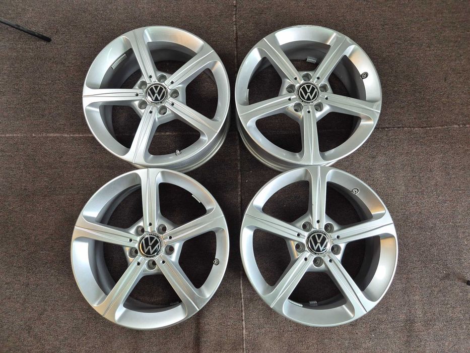 4 Jante Aliaj 5x112 17'' OE VW Golf Passat Touran Sharan Caddy T-ROC / Skoda Octavia Karoq Superb Yeti