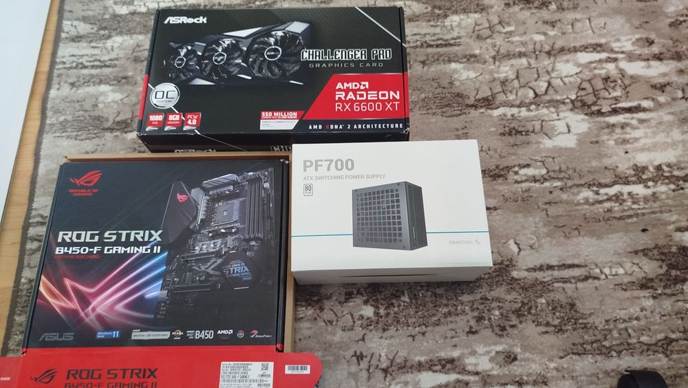 Геймърски компютър – Ryzen 5 5600X / RX 6600 / 16GB RAM / 700W PSU