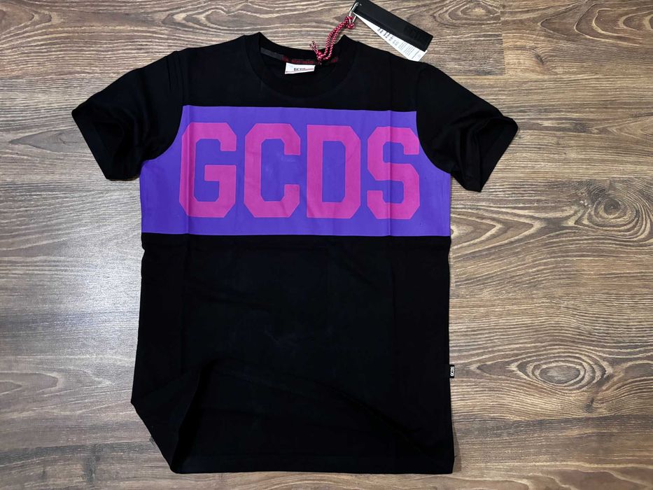 GCDS Мъжка Черна Тениска - S, M, L, XL, 2XL