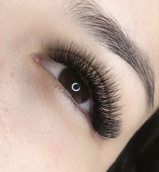 Красивые ресницы наращивание