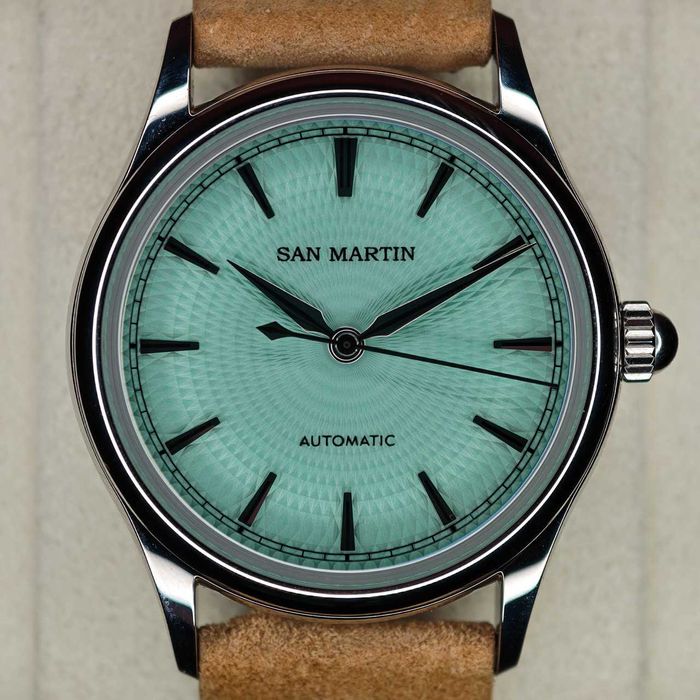 San Martin SN0110G-A1 Dress Watch Light Green