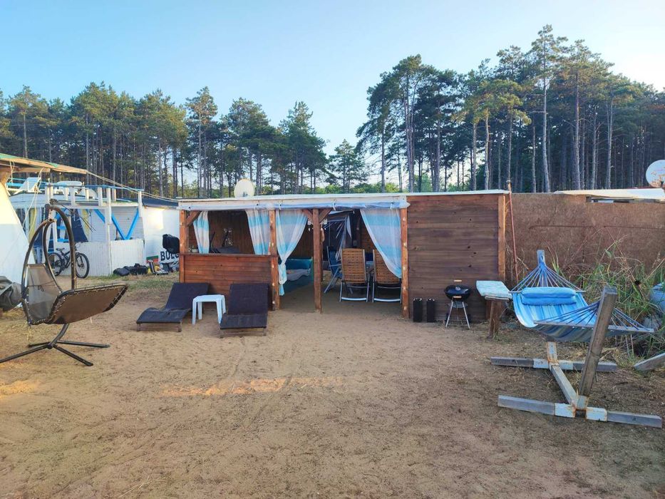 Каравани под наем с изглед „Морска приказка“ – къмпинг Градина Кайт