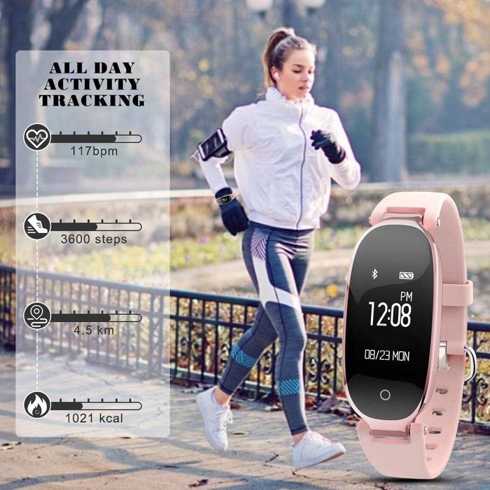 Ceas bratara fitness tracker WOWGO,sigilat