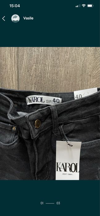 Blugi/jeans dama Karol marimea 40