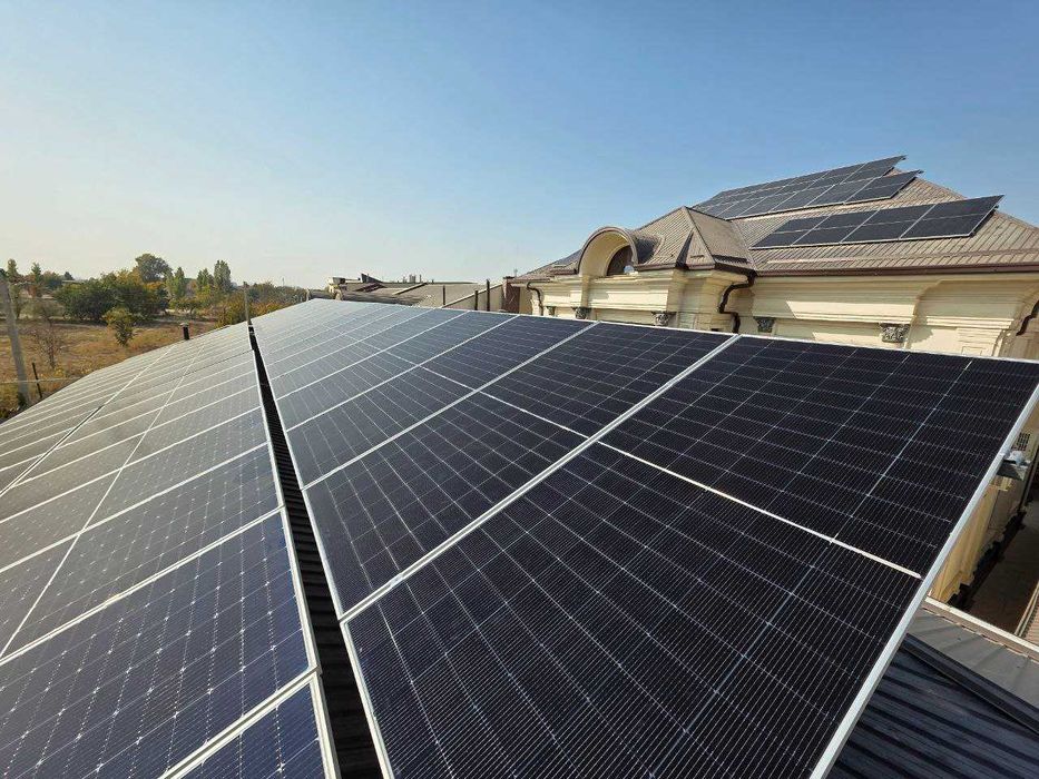 Quyosh panellarini kalit ostida (tayyor holda) professional o'rnatish.