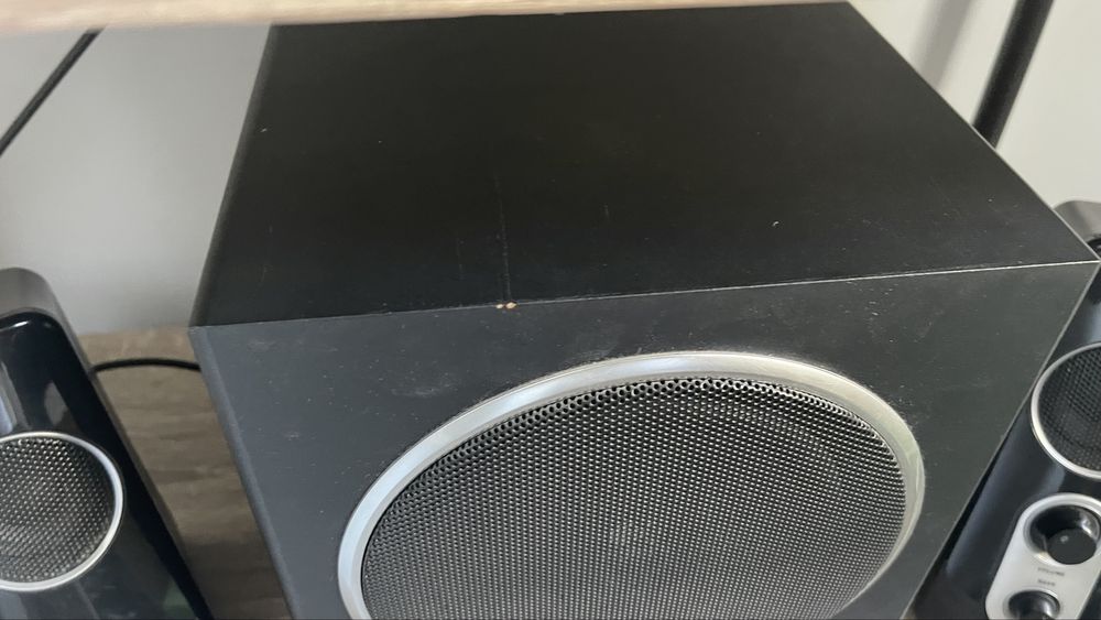 Boxe 2.1 Logitech Z-523, 40W RMS, negru