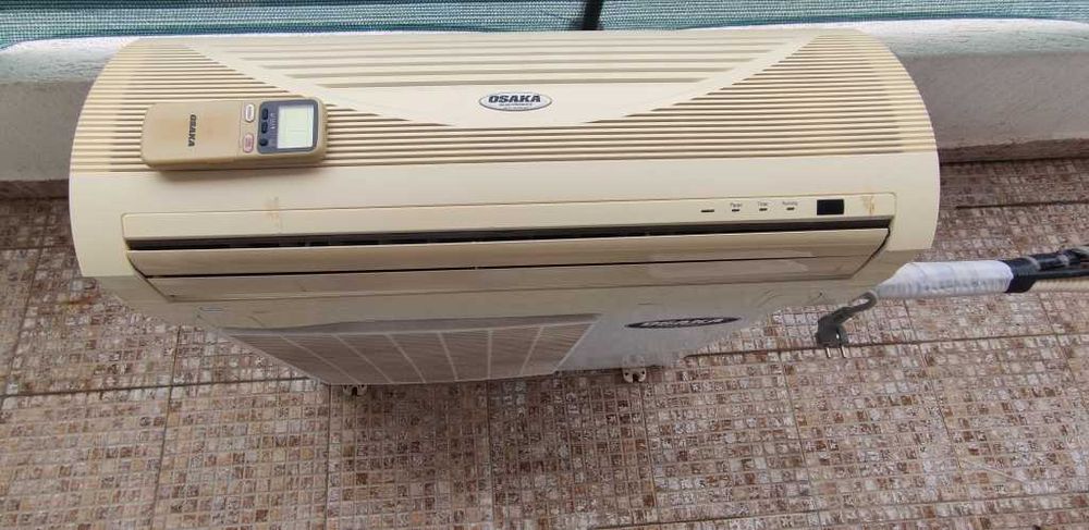 Климатик Osaka CH-12-JK работещ демонтиран фреона събран, дистанционно