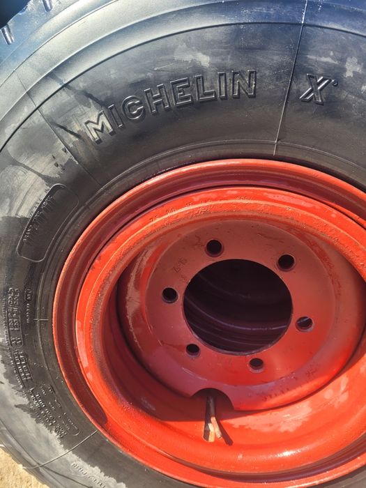Jante complecte Remorcă, Michelin 10.00 R15 /9.00-16 (18ply) 6prezoane  (5000 kg/anvelopă)