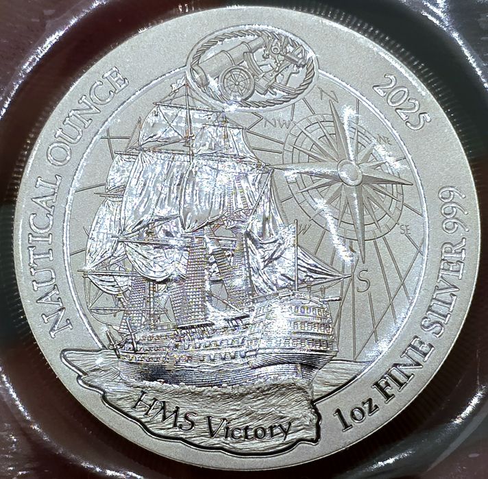 Ruanda Nautical Lunar African monede lingou argint 999