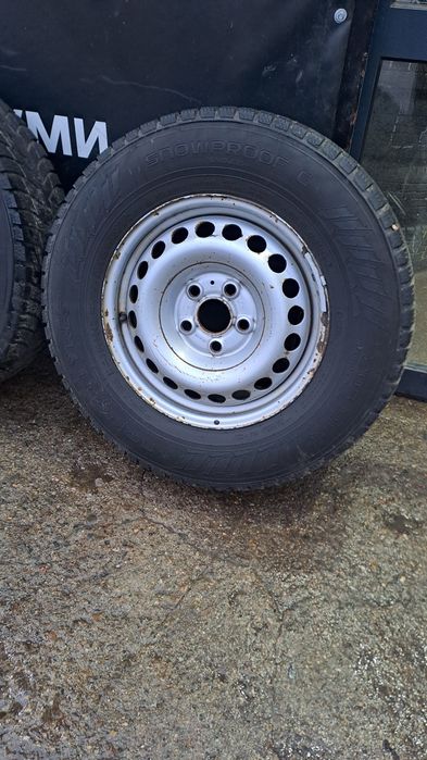 2бр. 16" 5Х120мм Фолксваген, 5х120мм VW С 4бр.  ГУМИ 205 R 16C