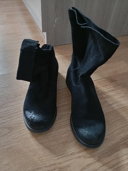 Ghete dama piele întoarsă