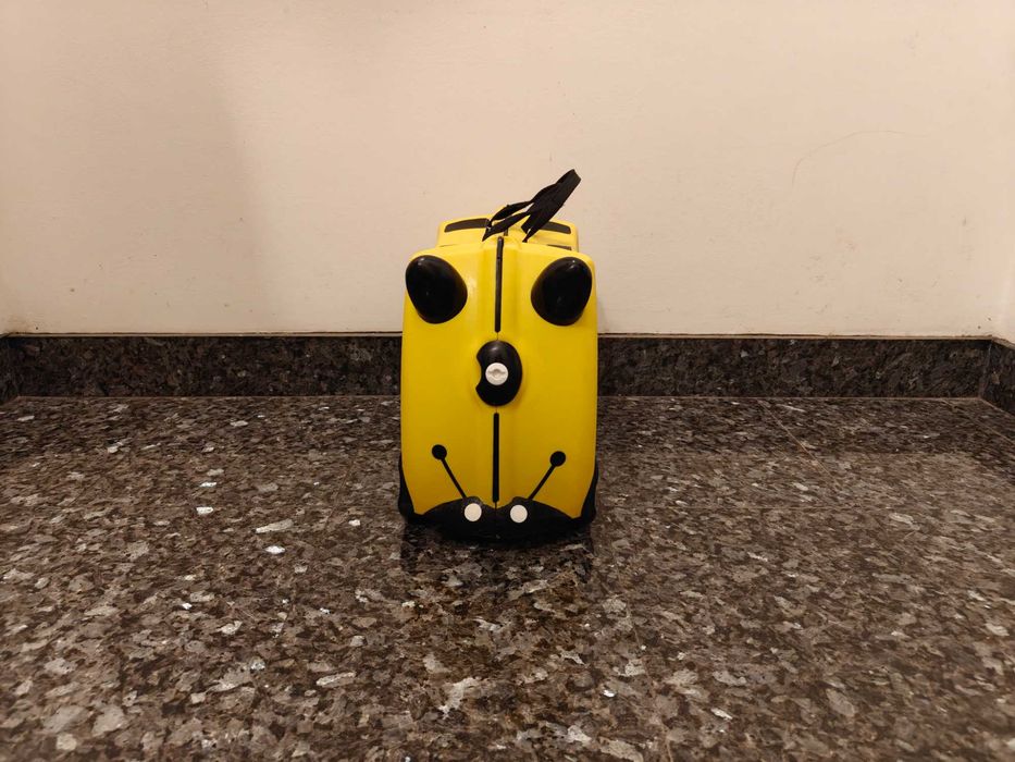 Valiză copii Trunki Ride-On Children's Suitcase Bernard the Bee design
