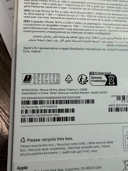 Iphone 16 pro 128GB