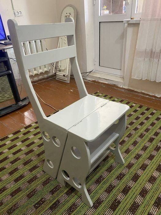 Стульчик-стремянка трансформер | Удобный и прочный | Для дома и кухни
