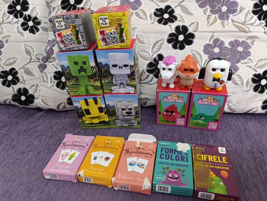 Figurine Minecraft ,Adopt me,carduri Montessori