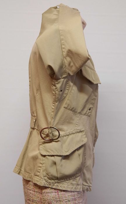 Geaca MONCLER bej bumbac marimea 3