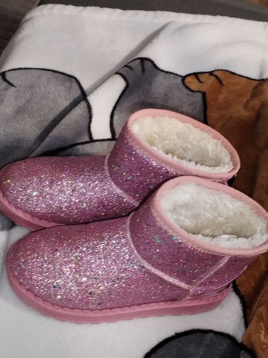 Детски бляскави зимни ботинки  Shein