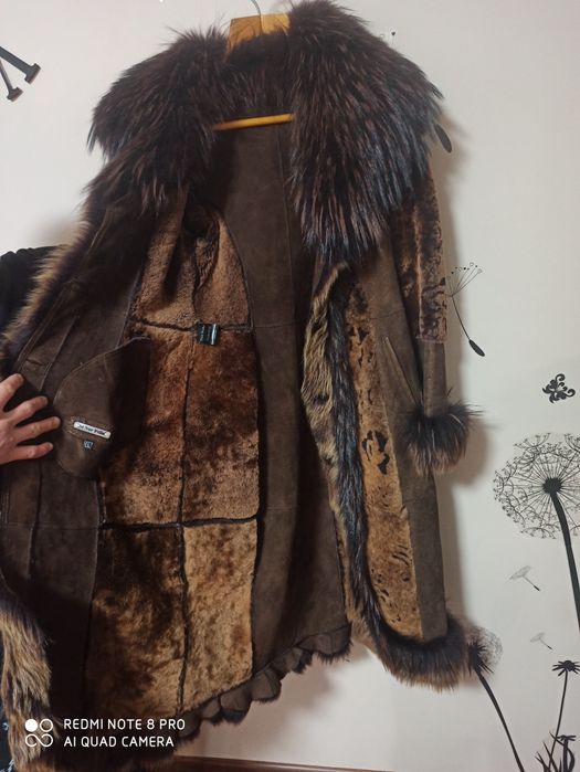 Дублёнка новая оригинал мех натуралка.