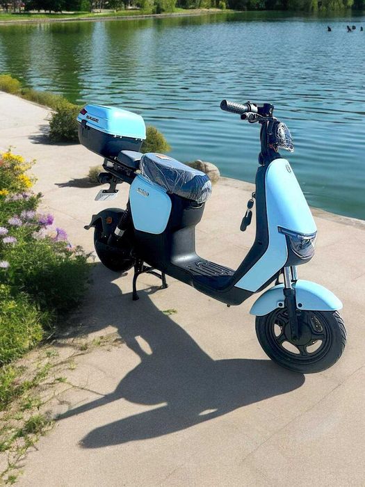 Електрически скутер Голден Тайгър 1000W, 60V 20Ah, Син