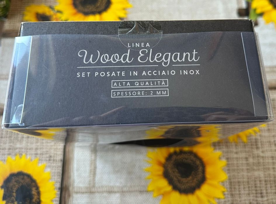 Set de tacâmuri 24 piese – Linia Wood Elegant