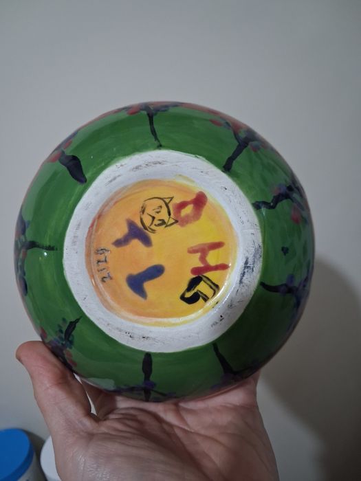 Vaza ceramica pictata