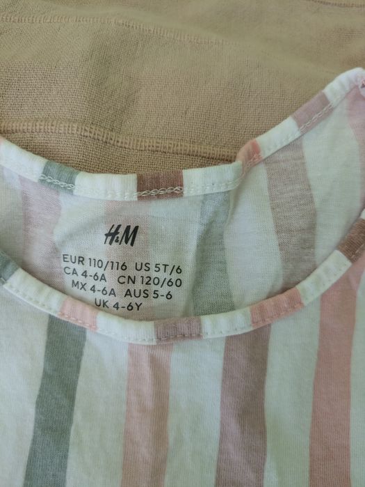 Лот рокли Next/H&M размер 5-6 години (110-116 см)