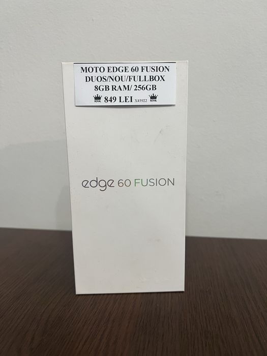 Amanet Royal CB : moto edge 60 fusion nou 8gb ram 256gb stocare