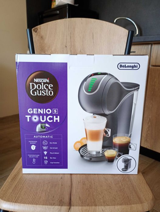 Като нова в кутията си кафемашина Delonghi Dolce Gusto Genio S Touch