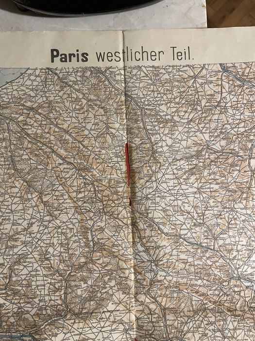 Съара тактическа карта на Париж