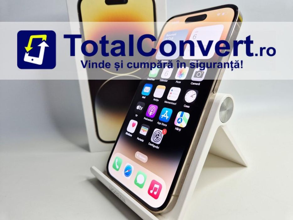 Apple iPhone 14 Pro 128GB Gold 6GB Single, Garantie 24 luni | #R88274