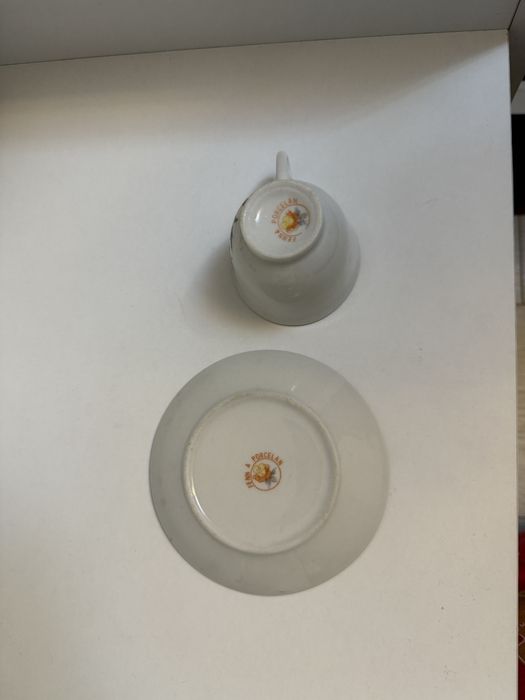 Set elegant de cafea pentru 6 persoane, marca Fena Porcelan