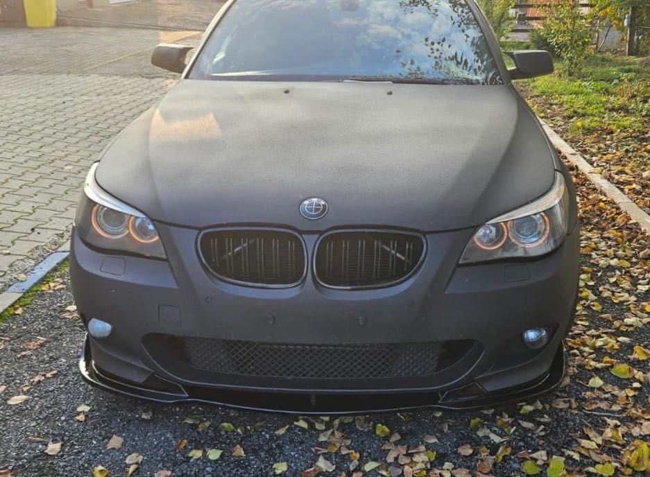 Lip bara fata M-Tech Hamann Bmw Seria 5 e60 e61(2003-2010) negru lucio