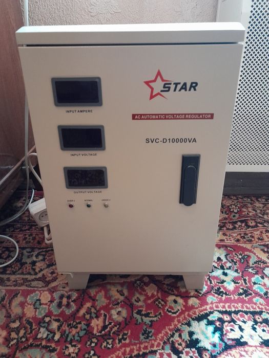 Новый стабилизатор напряжения. 10квт. Латерный. В хорошем состоянии.