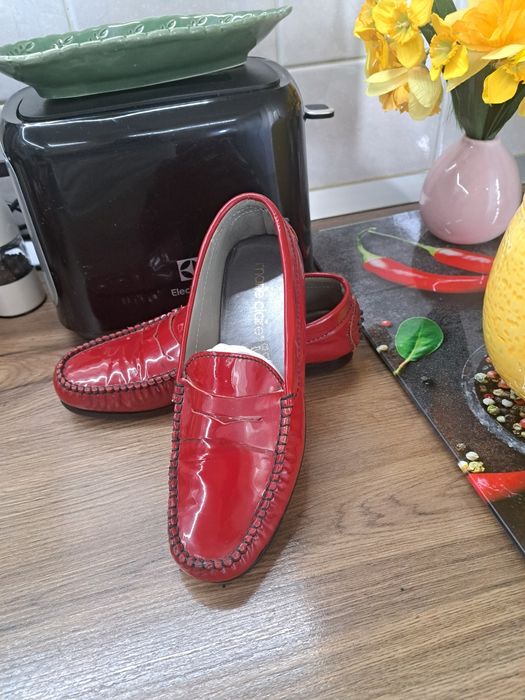 Mocasini din piele Marie Claire