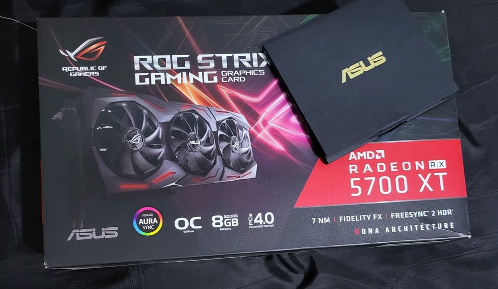 Sroshno Amd Radeon 5700Xt коробка документы