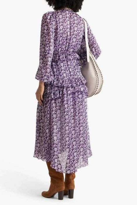 Rochie Maje lungă, fluidă cu mânecă lungă