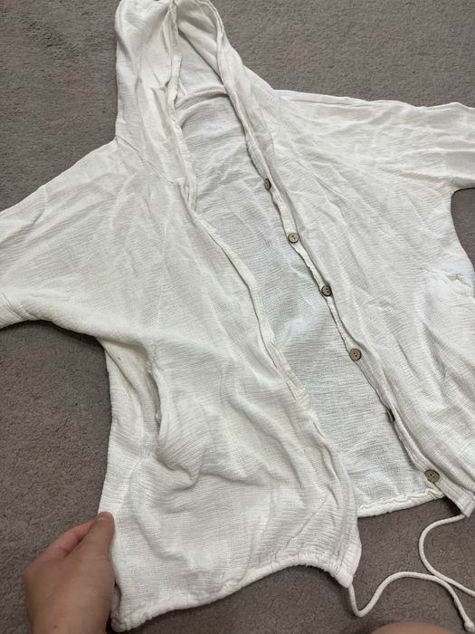 Белая кофта на лето