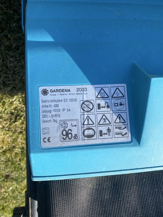Scarificator gardena EVC1000