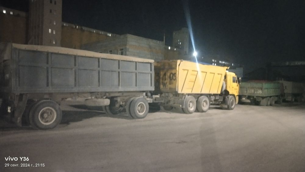 Услуги КамАЗ с прицепом