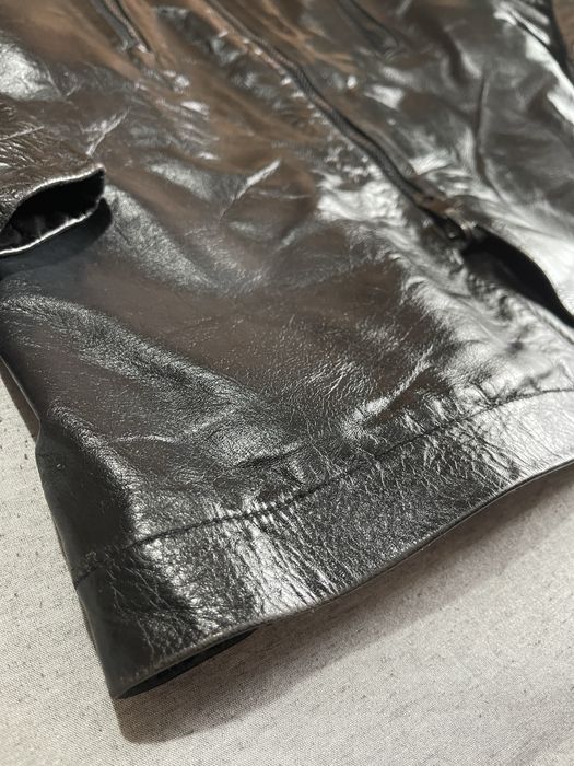 Geaca Vintage Piele Anii 80’ - Uniforma de Ofiter Politia Italiana